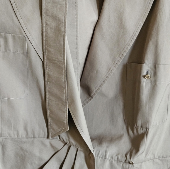 Max Mara Calia belted dress, Khaki, size 12 - Picture 4 of 7